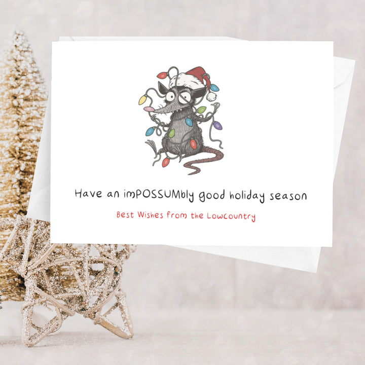 imPOSSUMbly Good Holiday Card